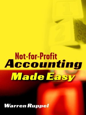 cover image of Not-for-Profit Accounting Made Easy